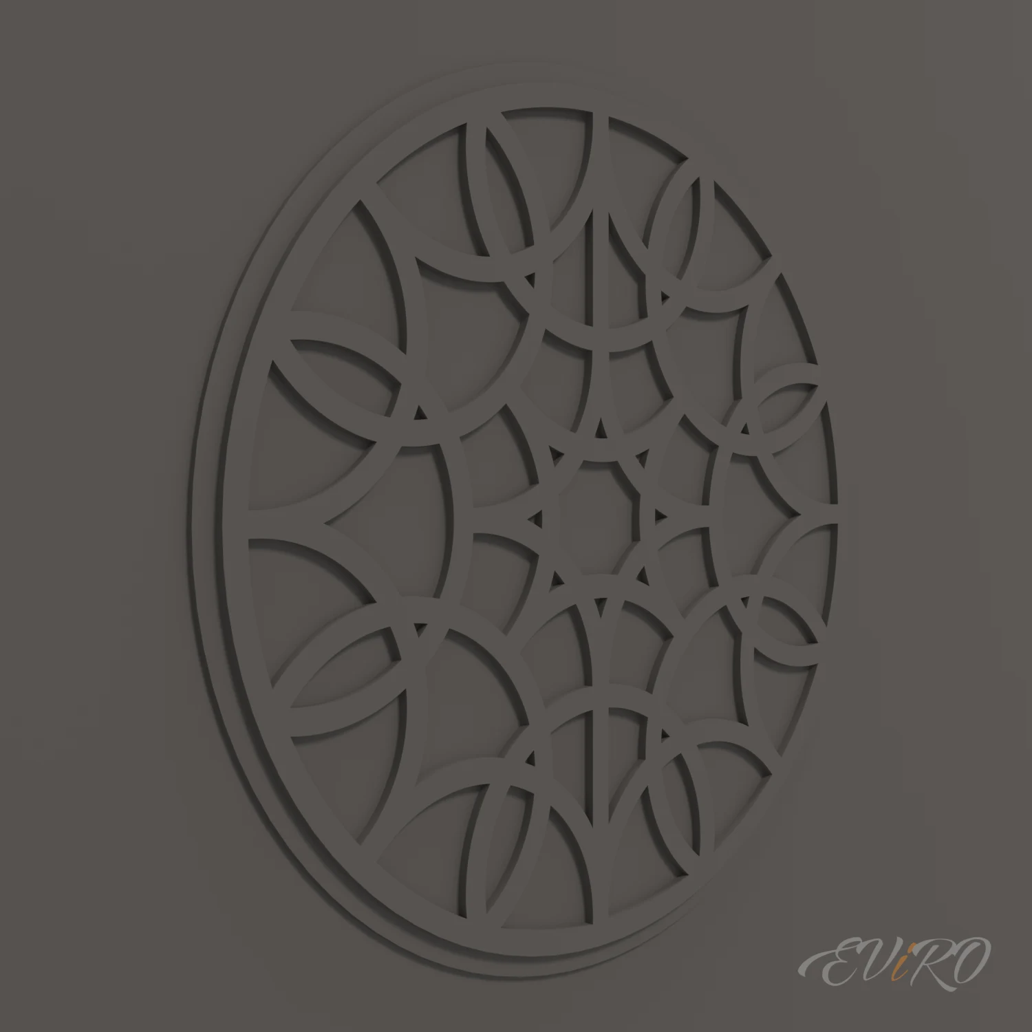 Розетка EViRO (Модель D800 орнамент)