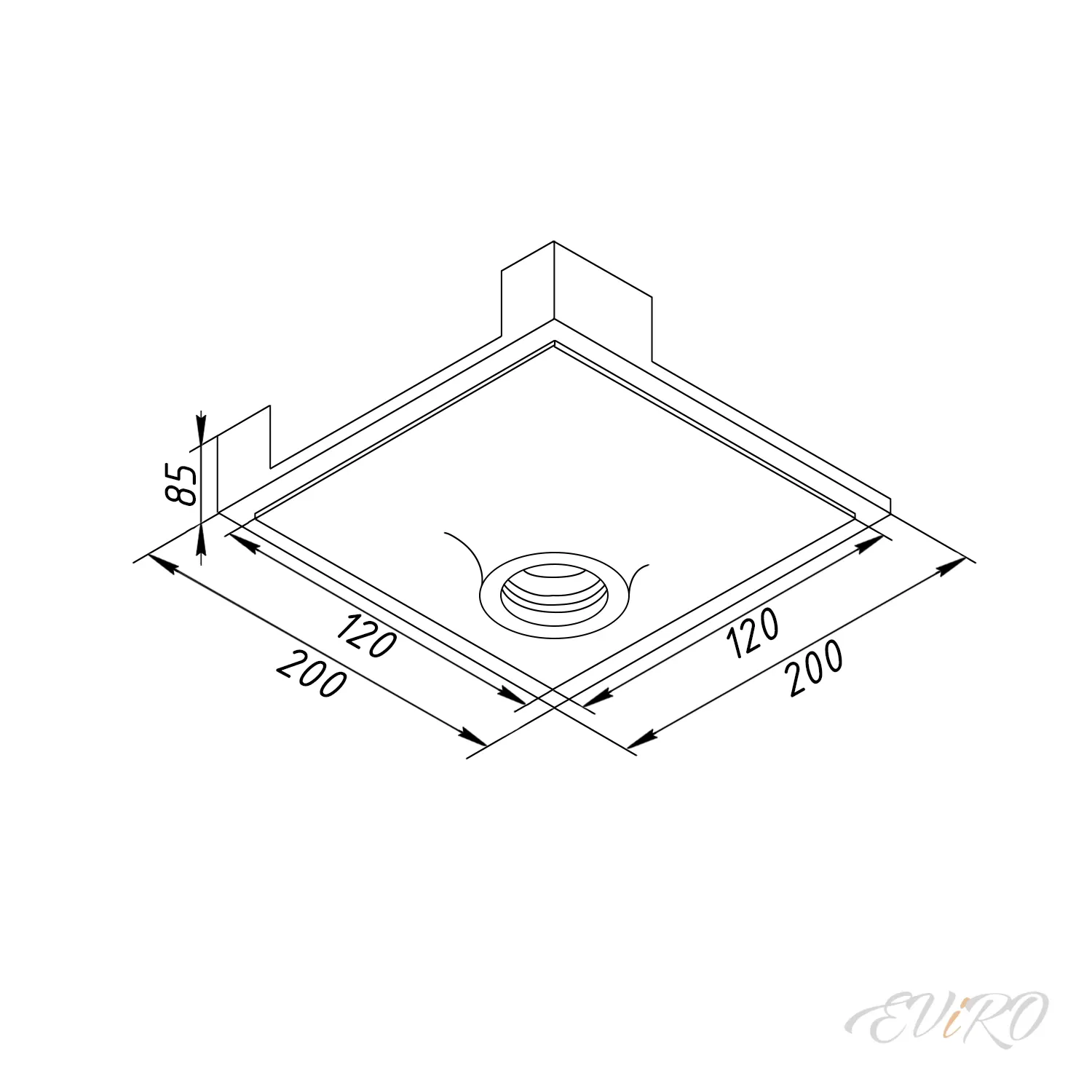 Потолочный светильник EViRO ВПС 13