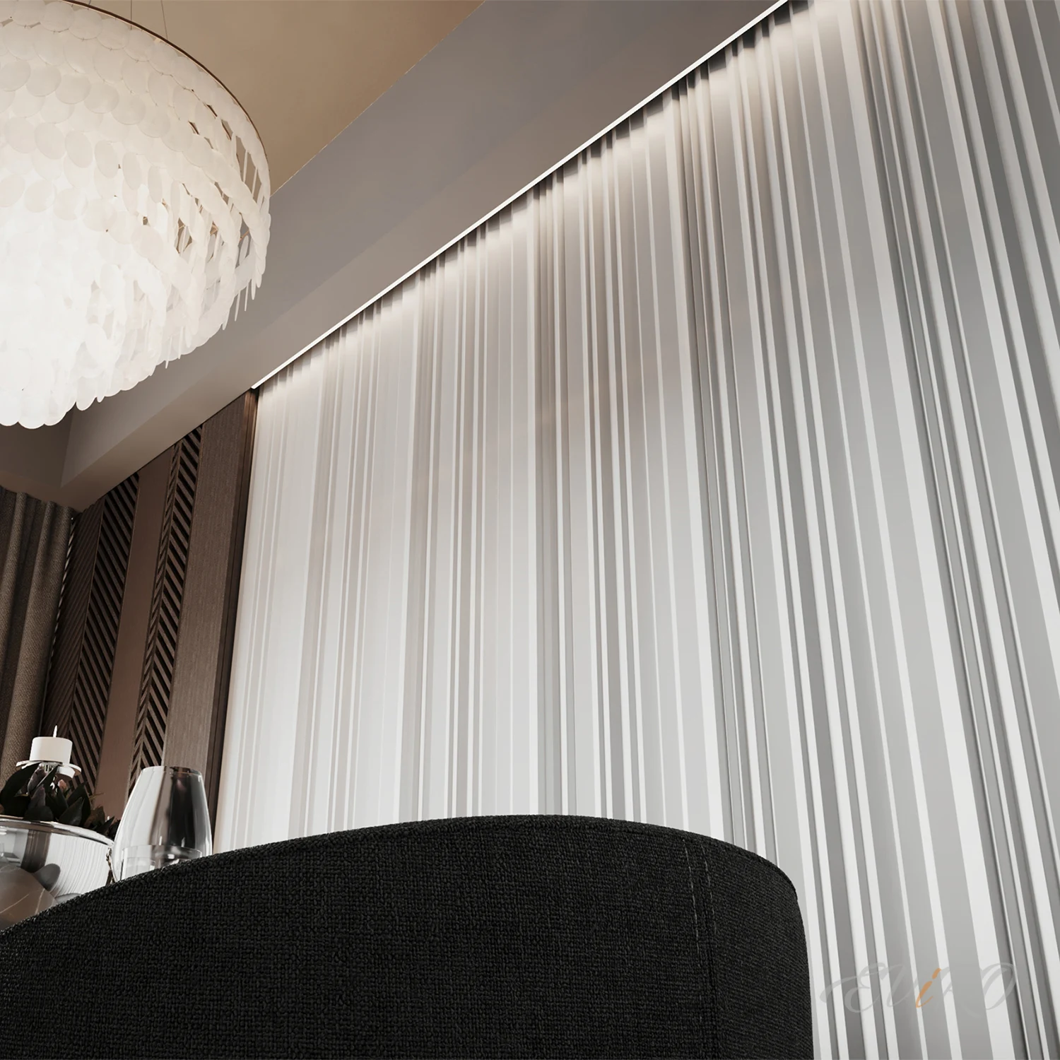 Декоративная 3d панель Zebrano