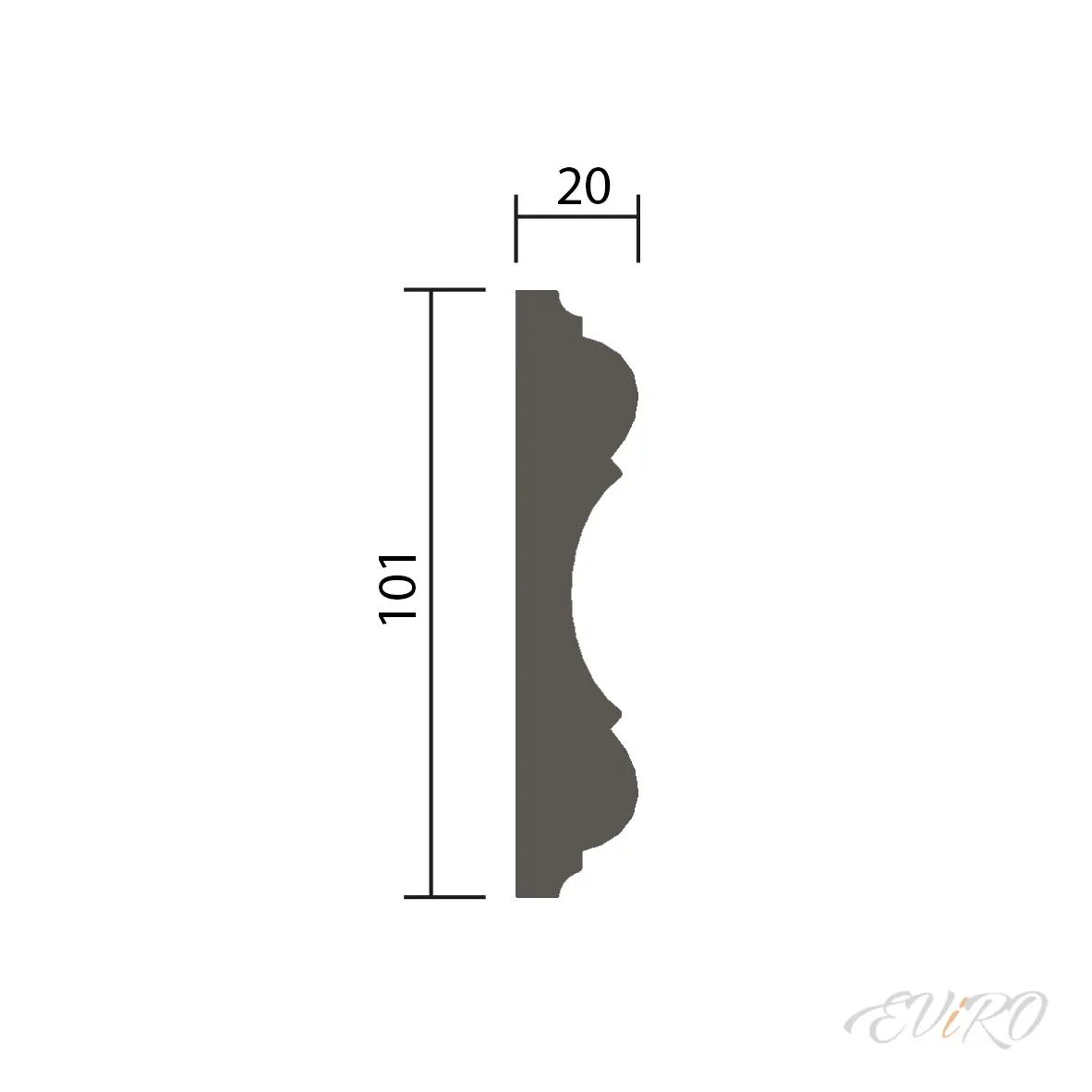 Молдинг EViRO Модель 1.51.317