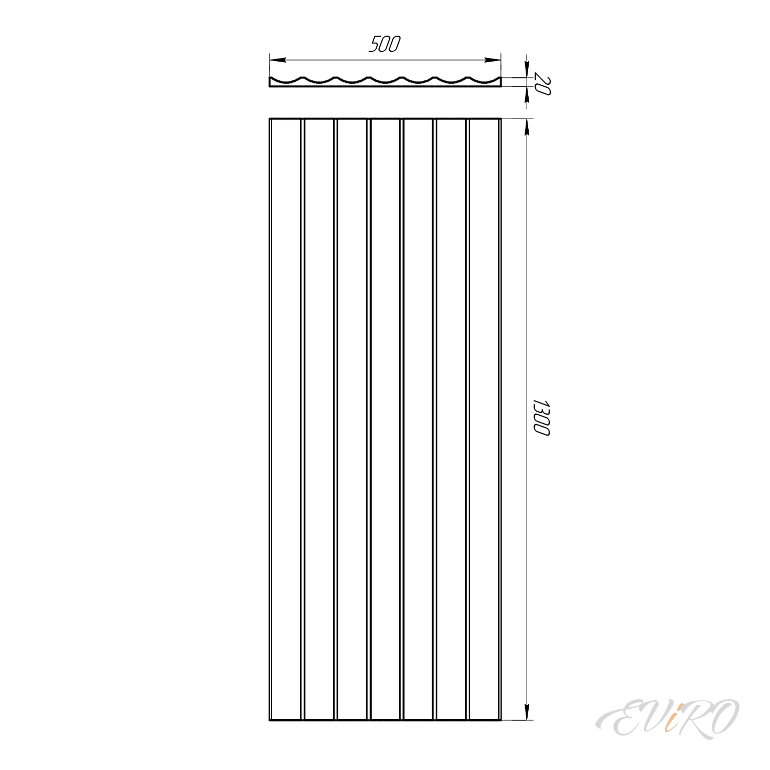 3д декоративная панель Спарта 500*500 мм