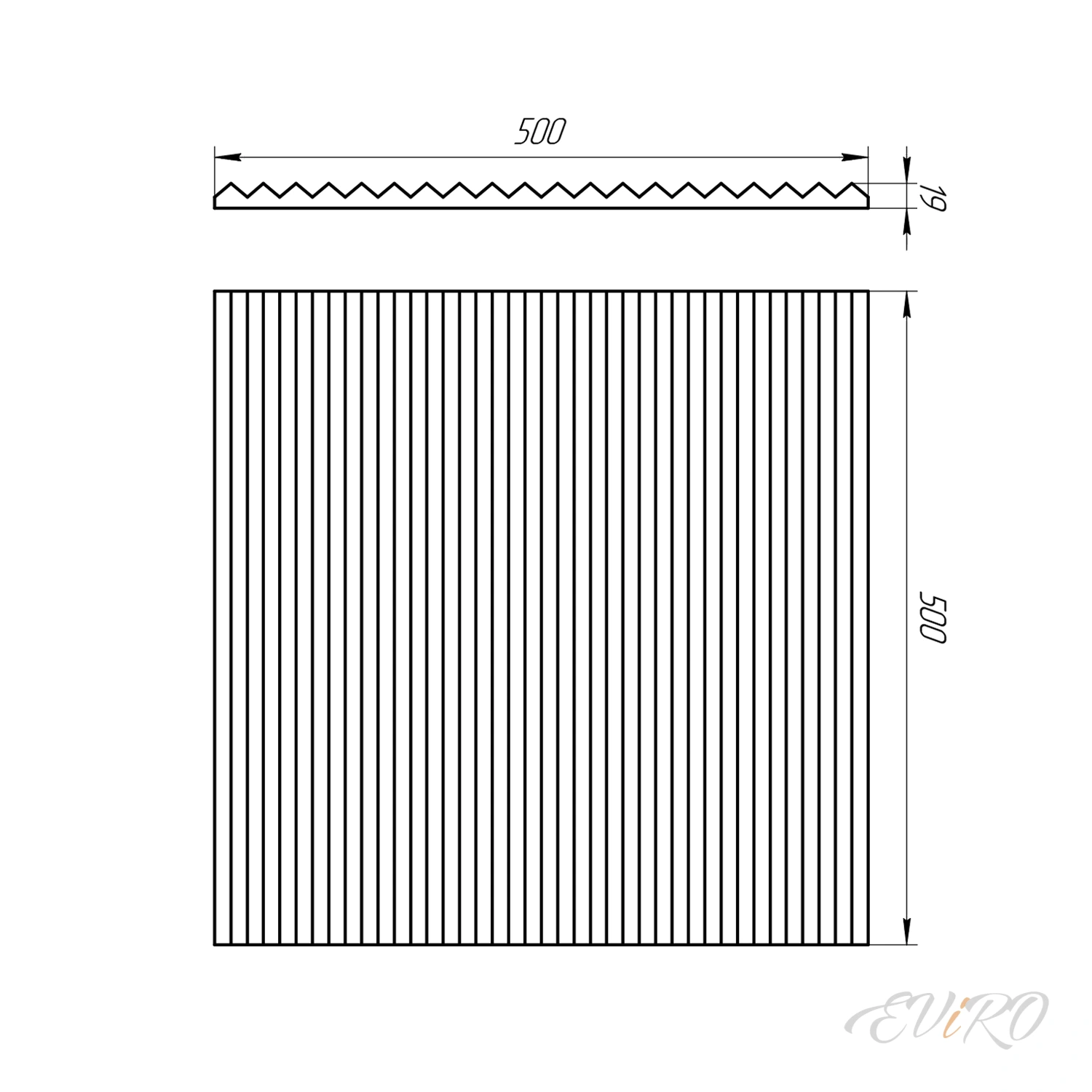 Объемная панель Zigzag