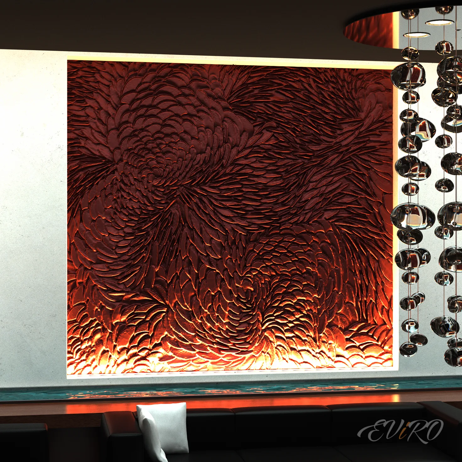 Гипсовый 3D барельеф EViRO B-47