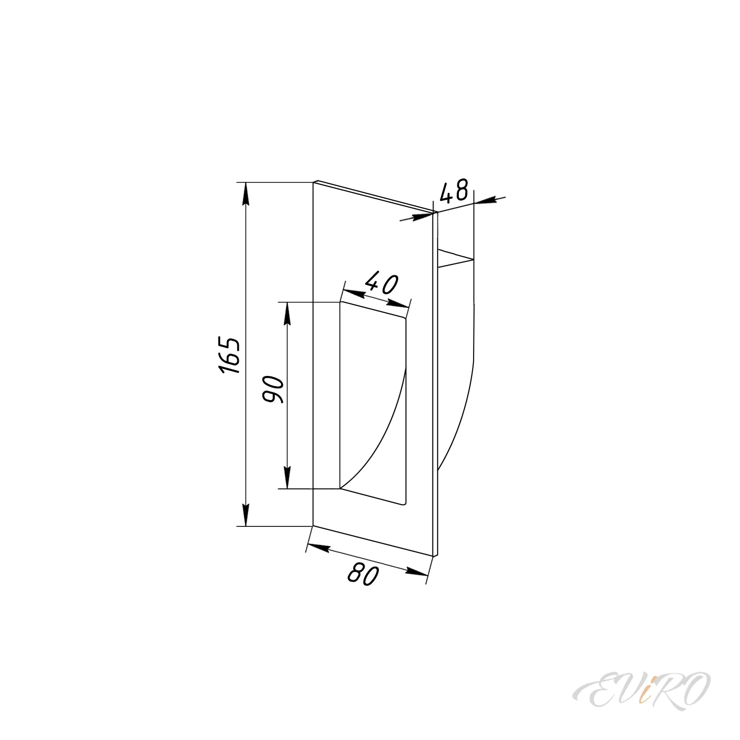 Стеновой светильник EViRO ВСС 3