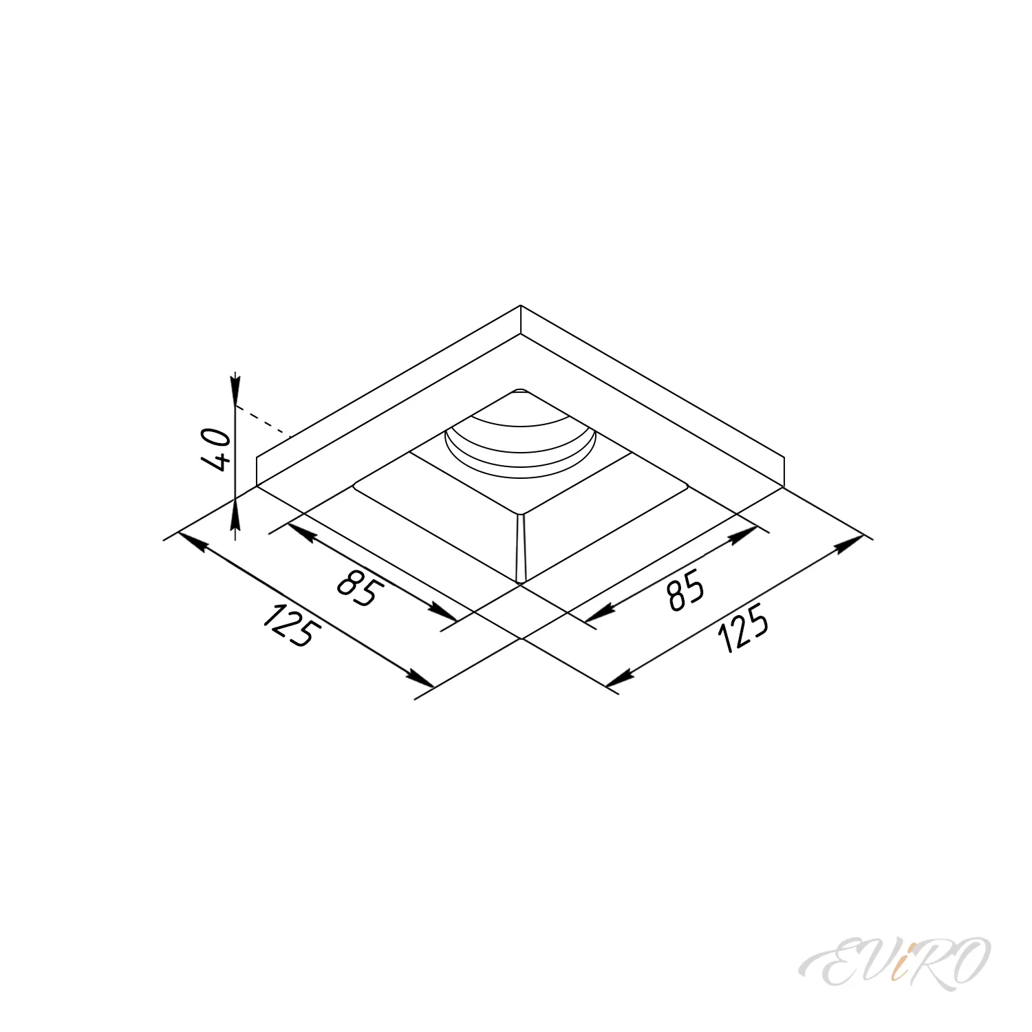 Потолочный светильник EViRO ВПС 3