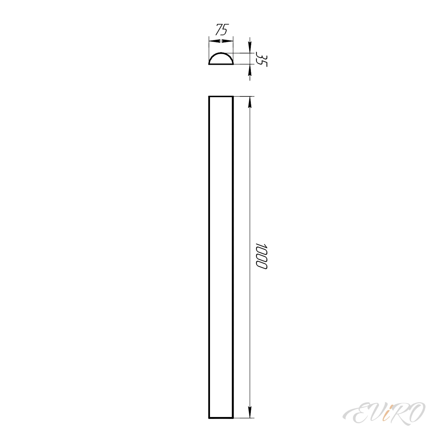 Гипсовая 3D панель EViRO Round Band