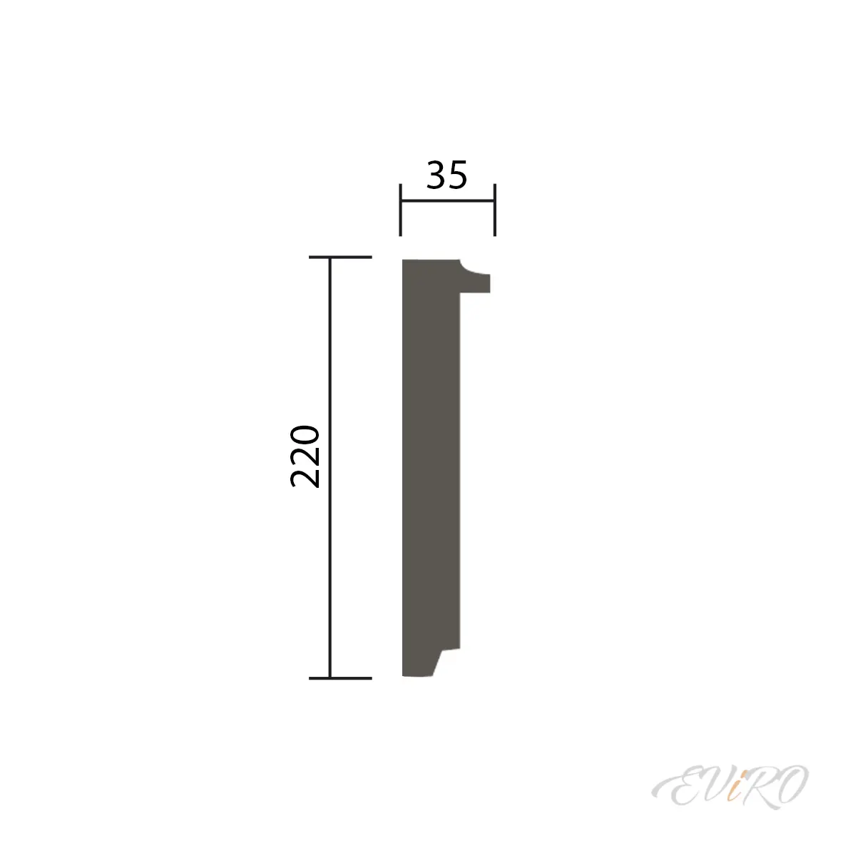 Молдинг EViRO Модель 1.51.380