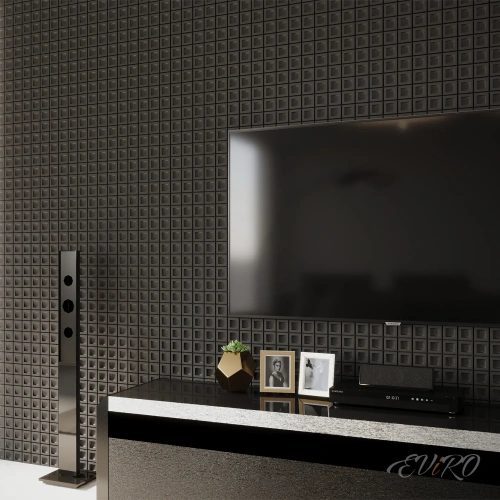 Гипсовая 3D панель EViRO Effect Dot TV