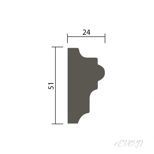 Молдинг EViRO Модель 1.51.304